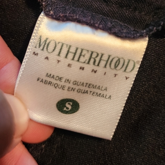 Motherhood Maternity Black Flare Leg Pants Women's Small S Stretch Back EUC - Picture 5 of 6